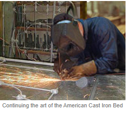 Continuing the art of the American Cast Iron Bed
